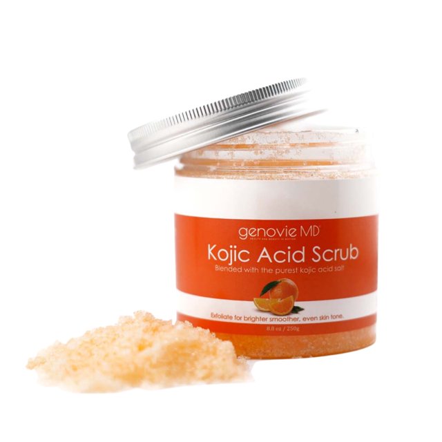 Genovie MD Kojic Acid Exfoliating Body Scrub for Removing Dark Spots