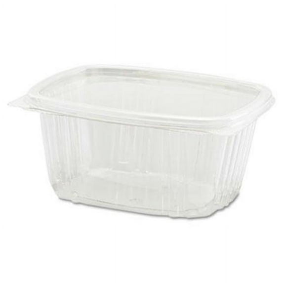 Genpak Clear Hinged Deli Container, Plastic, 16oz, 100 per Bag (GNPAD16)