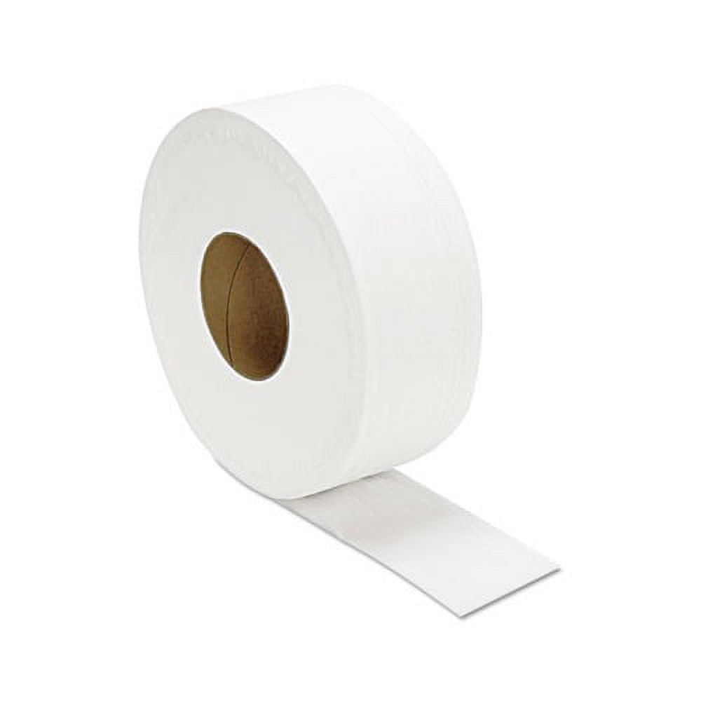 Genpak JRT Jumbo Bath Tissue Septic Safe, 2-Ply, White, 3.3" x 1000 ft, 12/Carton paper