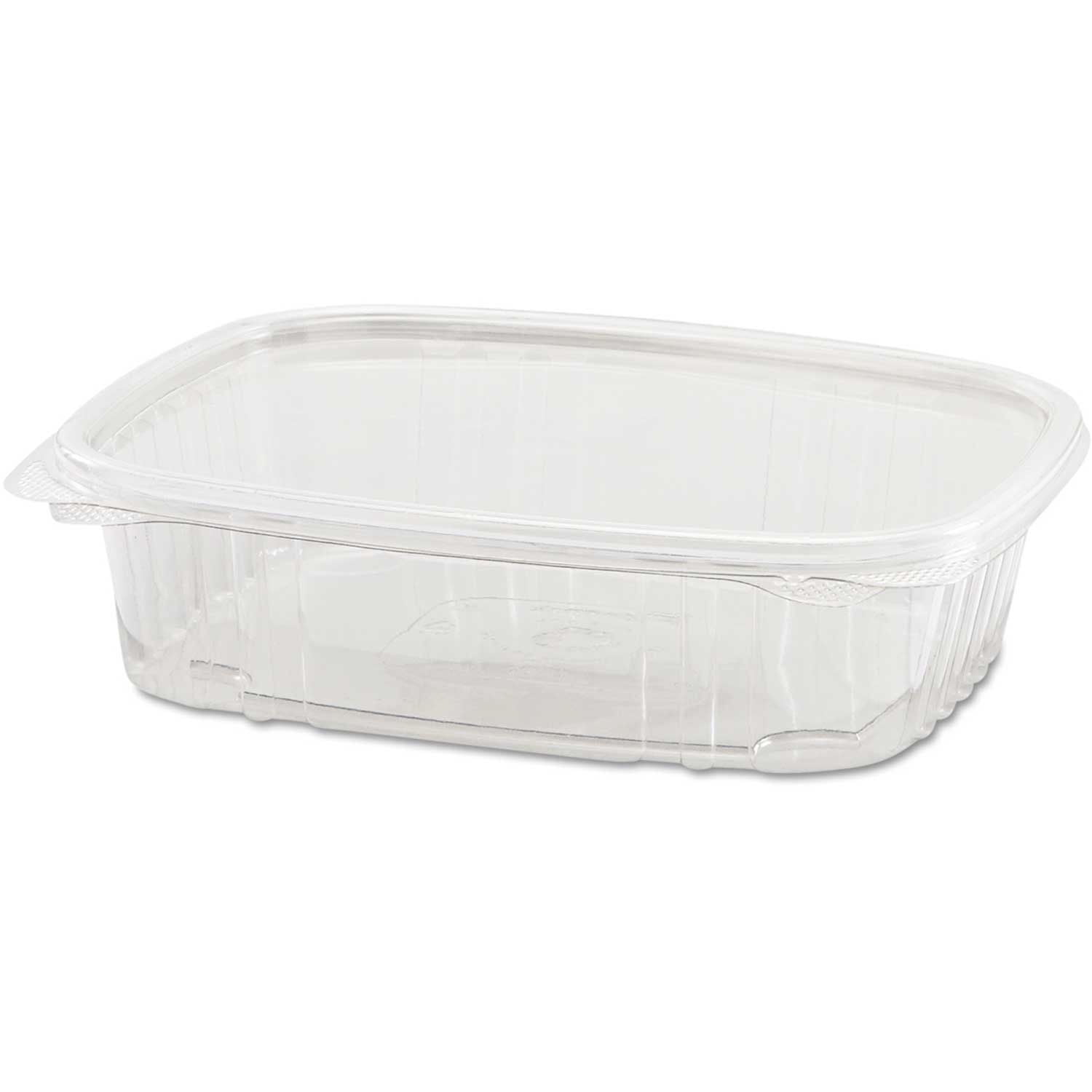 Genpak Plastic Hinged-Lid Deli Containers