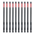 thumbnail image 1 of Genreen 10 Pack Phillips PH2 Magnetic Anti Slip Screwdriver Bit Set 6 inch Length TS2 Anti-Slip Long Drill Bits Impact Driver Bits, 1 of 7