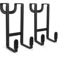 thumbnail image 1 of Genreen Over The Door Hooks - 2 Pack Heavy Duty Dual-Hook Organizer Hanger with Non-Slip Rubber for Towels, Clothes & Bags Use in Bathroom, Bedroom, Kitchen, 1 of 7