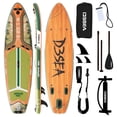 thumbnail image 1 of Genreen Sport Inflatable Stand Up Paddle Board All Around, 11' x 35" x 6", 400 lb Capacity, With Premium SUP Accessories, 1 of 7