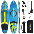 thumbnail image 1 of GenreenHub Inflatable Stand Up Paddle Board 11'6" for Adults, Wide Stable SUP Board with Accessories, Family Fishing Touring, 1 of 7