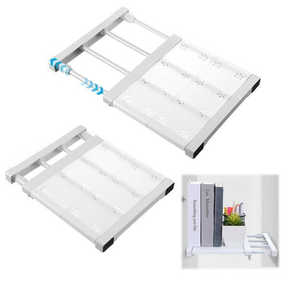 Genreen Locker Shelf Organizer - Adjustable Locker Divider Mate with 22 Lbs Strong Bearing Capacity, Easy to Install for Extending Locker Use Space, 9.4'' W x (10.6''-15.7'') L