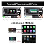 Genric Wired Carplay Dongle USB Play for Android Car Radio, Supports iOS and Android, Black