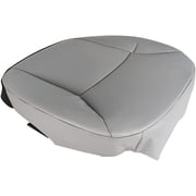 Genrics 1 Pcs Driver Bottom Seat Cover Gray Replacement for E150 E250 E350 2002-2008 Econoline Van