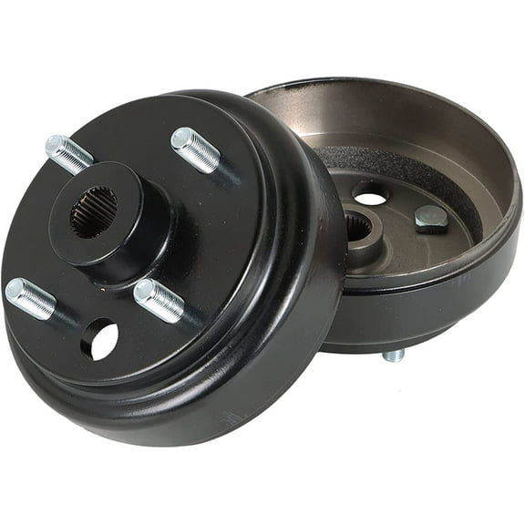 Genrics 2 Pcs 30 Teeth Rear Wheel Brake Hub Drum 21807G1 41843-94 Replacement for RXV EZGO Gas 4 Cycle Golf Cart 1991-Up