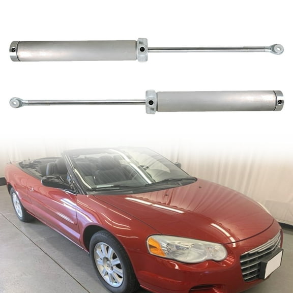 Genrics 2 Pcs Driver Side Passenger Side Convertible Top Piston Hydraulic Lift Cylinder for Sebring 1999-2006