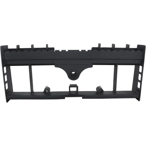 Genrics 2500lb Skid Steer Pallet Fork Frame with Receiver Hitch and Spear Sleeves Replacement for Kubota Bobcat Skid Steer Loaders Tractors
