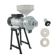 Genrics 3000W Wet Dry Electric Grain Mill Grinder 110V Commercial Home Farm Rice Wheat Corn Grinder Machine