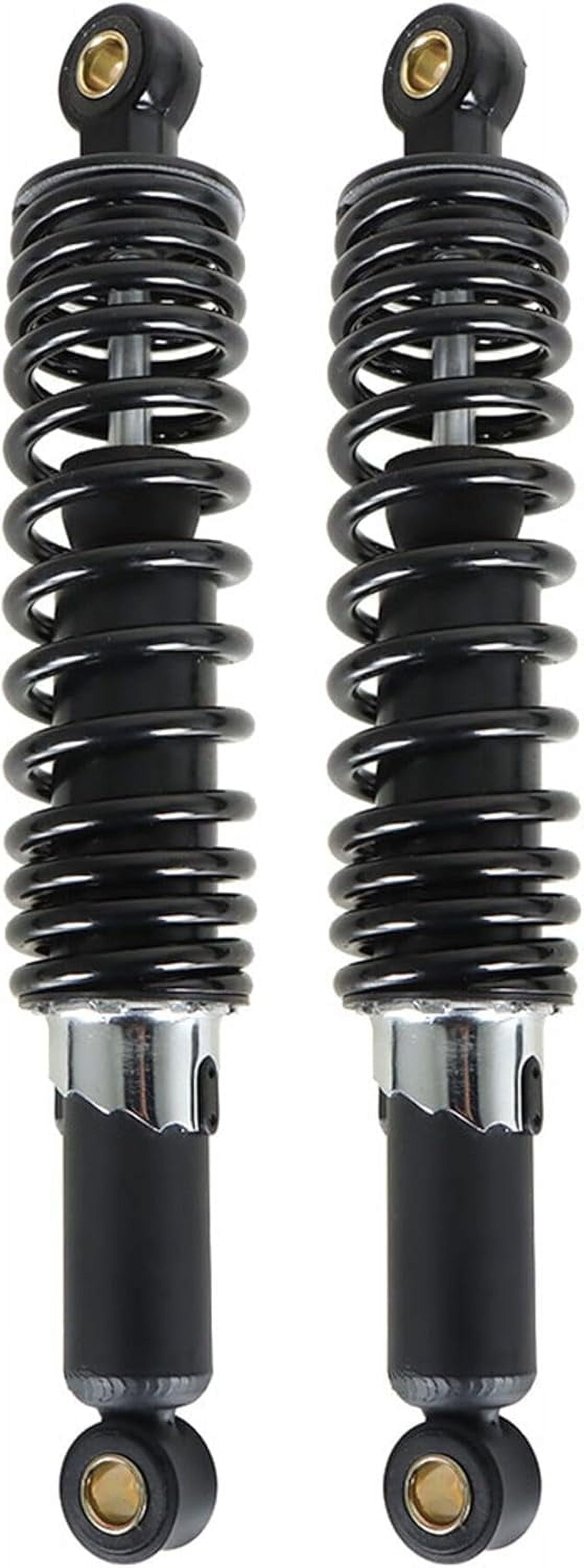 Genrics 320mm 12.5 Pair Motorcycle Rear Shock Absorbers Replacement for Suzuki Yamaha Honda XL 883 1200 (Black)