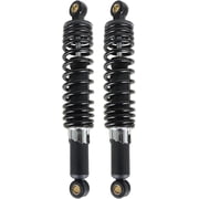 Genrics 320mm 12.5  Pair Motorcycle Rear Shock Absorbers Replacement for Suzuki Yamaha Honda XL 883 1200 Black