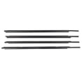 thumbnail image 1 of Genrics 4Pcs Outside Part Weatherstrip Window Moulding Trim Seal Belt Black Replacement for 2008-2020 Sequoia 68163-0C030 68164-0C030, 1 of 7
