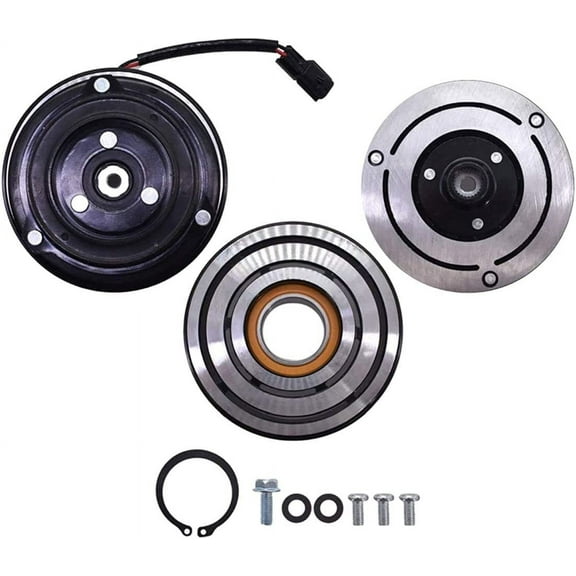 Genrics AC A/C Compressor Clutch Coil Assembly Kit Replacement for Nissan Maxima 2009 2010 2011 2012 2013 2014 3.5 Liter Engine