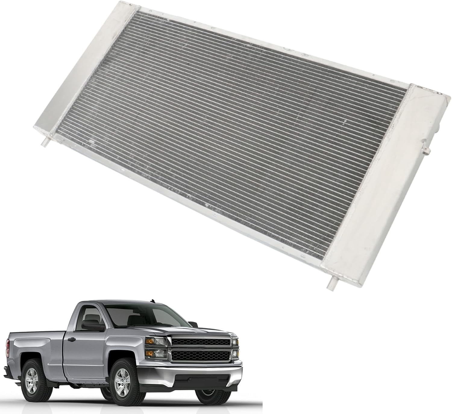 Genrics All Aluminum Radiator Replacement for Silverado 1500 1999-2014 ...