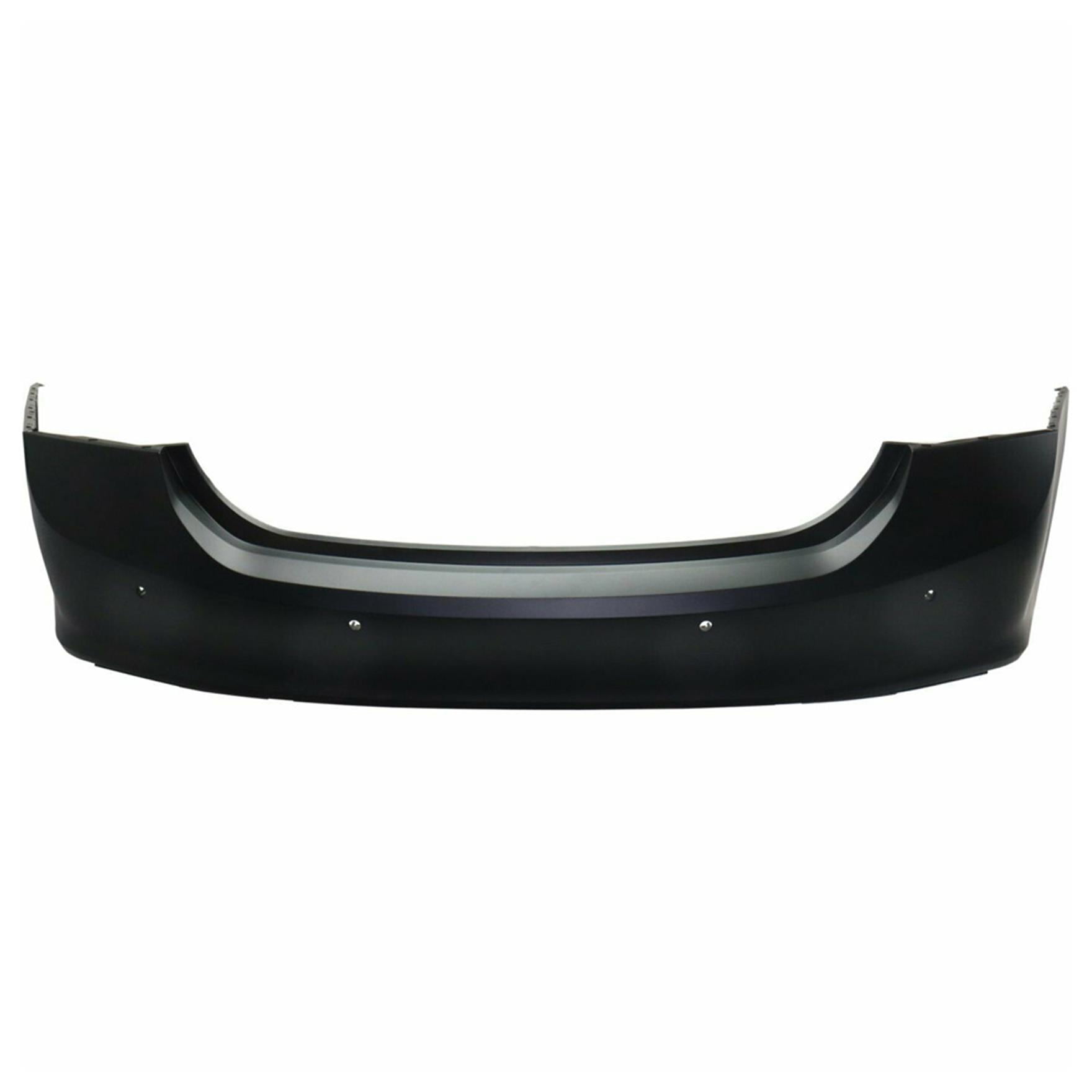 Primered Rear Bumper Cover For 2016-2018 Chevy Malibu W/ Park Assist, Munirater