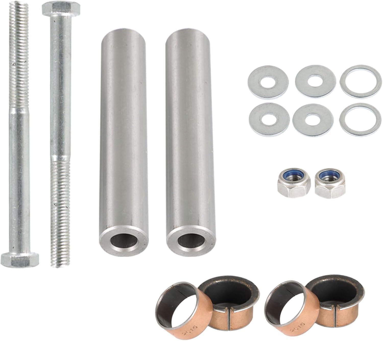 Genrics Bushing Spindle King Pin Tube Claw Copper Sleeve Kit 70648-G01 70749G01 70745G01 Replacement for EZGO TXT PDS Golf Cart