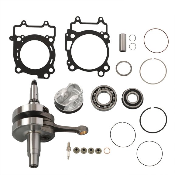 Genrics Crankshaft Piston Kit with Gasket Bearing Kit Replacement for 2204729 2204733 Replacement for Ranger Sportsman 570 RZR570 ACE570 2012-2017