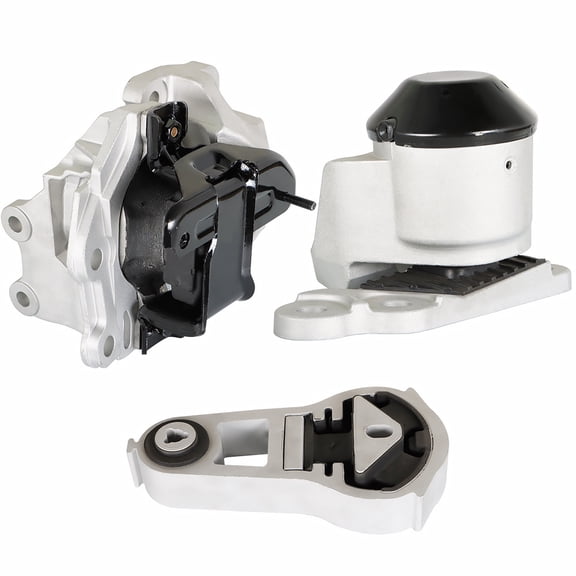 Genrics Engine Motor Mounts & Auto. Trans. Mount 3Pcs Set For Ford Explorer 11-15 3.5L