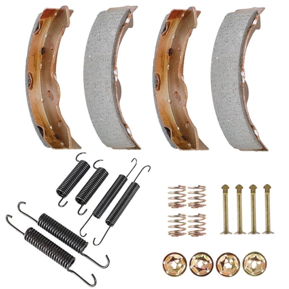 Genrics FOR EZGO Golf Cart Brake Shoes & Spring Kit TXT Medalist 1997-Up 27943-G01