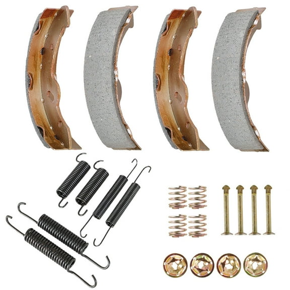Genrics FOR EZGO Golf Cart Brake Shoes & Spring Kit TXT Medalist 1997-Up 27943-G01