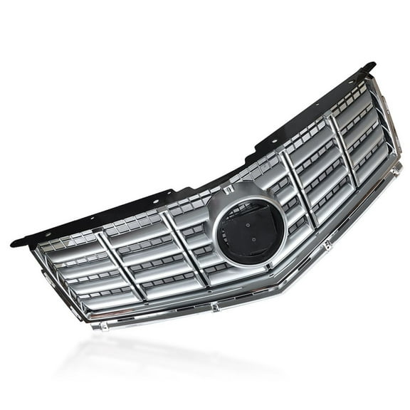 Genrics For Cadillac SRX 2013 2014 2015 2016 Front Bumper Upper Grille Chrome Mesh Grill