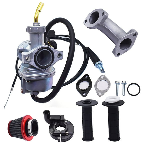 Genrics For Honda XR70R 1998-2003 Carburetor & Intake Manifold Air Filter & Handle Grip