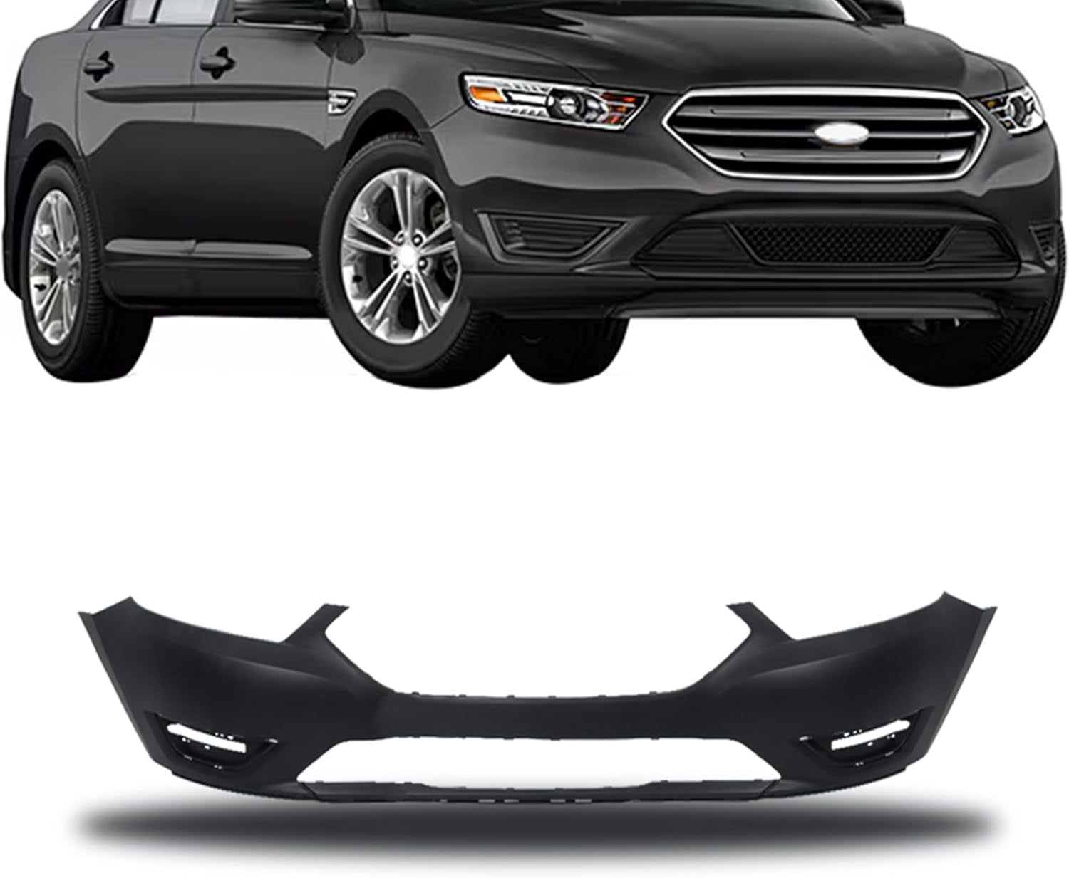 Genrics Front Bumper Cover For 13-19 Ford Taurus CAPA Primed ...