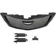 Genrics Front Bumper Grille Honeycomb Grill Black Replacement for 2015-2020 Escalade