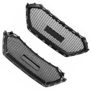 Genrics Front Bumper Hood Grille Honeycomb Black ABS For Hyundai Elantra 2017 - 2018 US