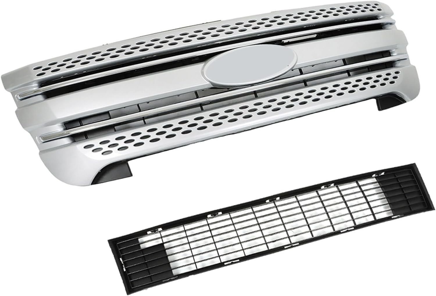 Genrics Front Grille Overlay Trim Covers Insert Grill Sliver Upper ...
