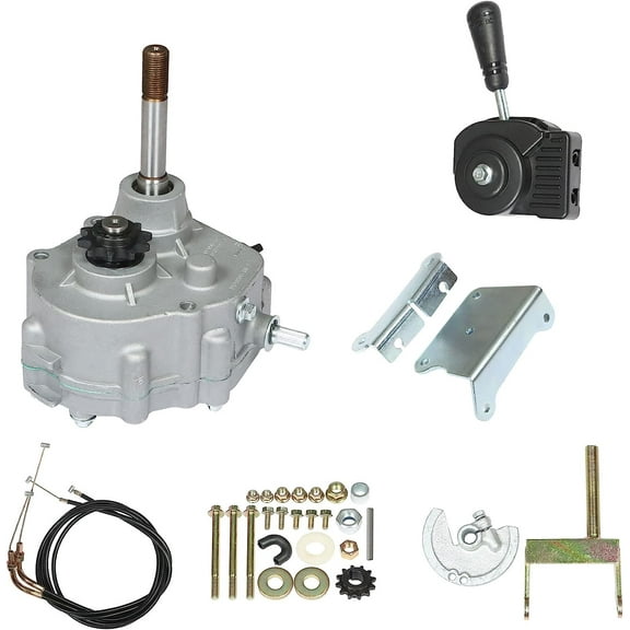 Genrics Go Kart Forward Reverse Gear Box Replacement for 2HP-7HP Go Kart Engine Local 30 Series