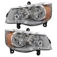 thumbnail image 1 of Genrics Headlights Assembly Replacement for 2011-2020 Dodge Grand Caravan 2008-2016 Chrysler Town & Country Headlamps Front lights Driver and Passenger Side, 1 of 6
