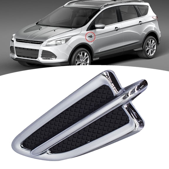 Genrics Left Driver Side Fender Chrome Emblem Moulding For Ford Escape 2013 2014 2015