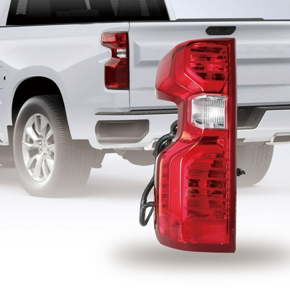 Genrics Left Side Tail Light Assembly Replacement for 2019-2021 Chevy Silverado 1500 Driver Side Rear Brake Lamp GM2800308 84752978