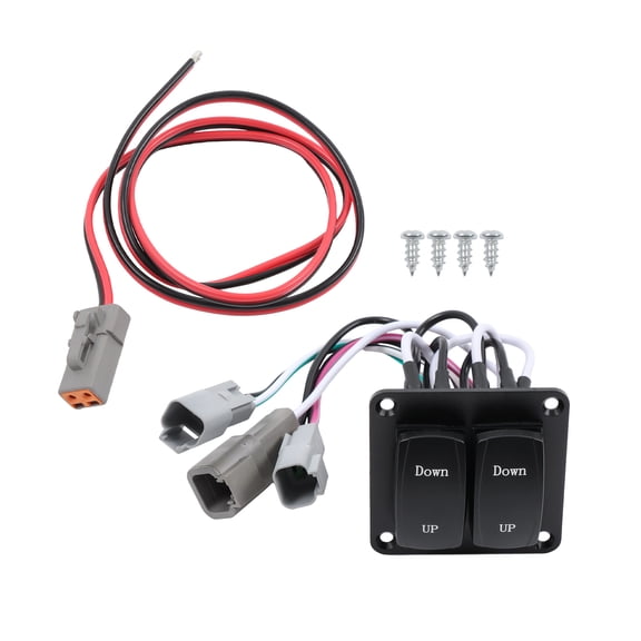 Genrics Marine Trim Tab Double Rocker Switch Kit Replacement for Lenco 10222-211D 10222211D