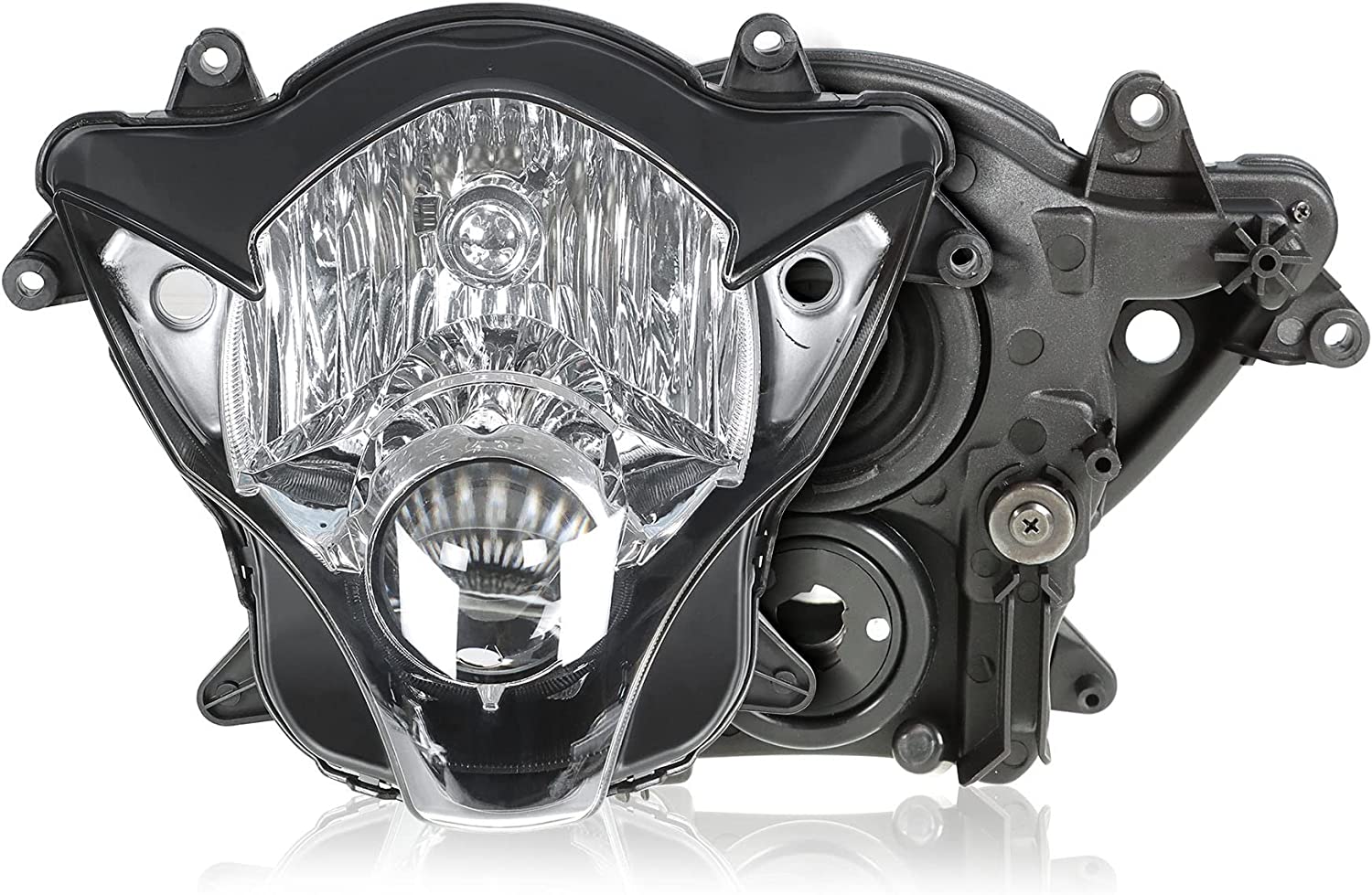 Genrics Motorcycle Headlamp Headlight Housing Assembly Replacement for