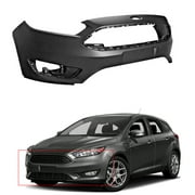 Genrics Primered Front Bumper Cover For 2015 2016 2017 2018 Ford Focus