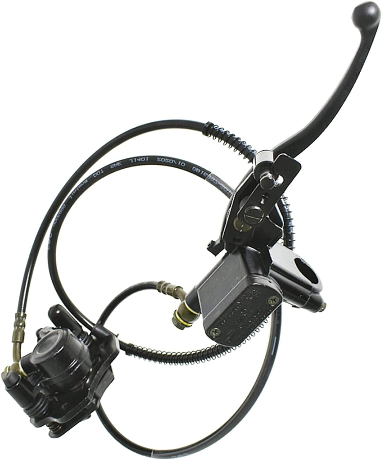Genrics Rear Brake Master Cylinder Caliper Left Assy Replacement for 70cc 90cc 110cc 125cc 200cc ATV
