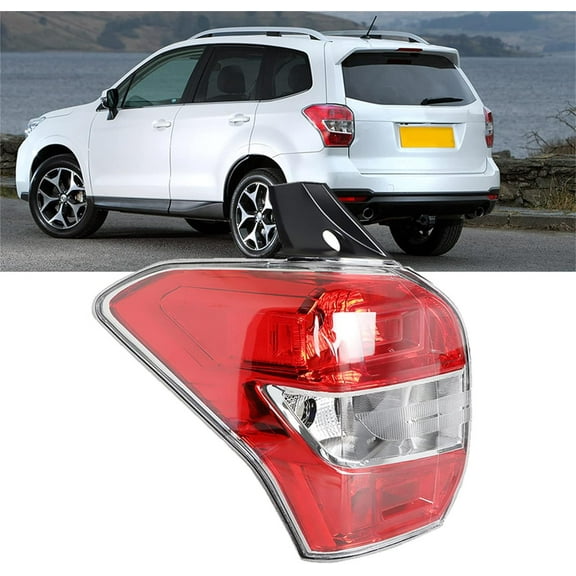 Genrics Rear Brake Tail Light Assembly Replacement for 2014-2016 Subaru Forester Left Driver Side Tail Lamp 84912SG051 SU2818105
