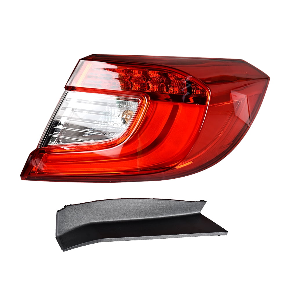 Genrics Right Side Tail Light Assembly Replacement for Honda Accord Sedan 2018-2021 Passenger Side Rear Brake Tail Lamp 33550TVAA01 HO2805118