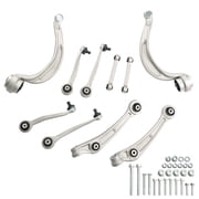 Genrics Set of 10 Front Upper & Lower Control Arms Ball Joint Assembly LH & RH Stabilizer Link Kit Replacement for Audi A4 A5 Quattro S4 RS5 Q5 2012-2016
