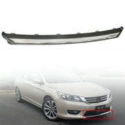 Genrics Silver Chrome Front Lower Bumper Cover Trim Molding Replacement for 2013 2014 2015 Accord HO1095119 71150T2FA00