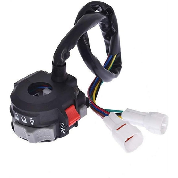 Genrics Switch On Off Run Start Stop Headlight 4KB-83973-21-00 Replacement for Yamaha YFZ450 Grizzly Raptor Raptor 250 125