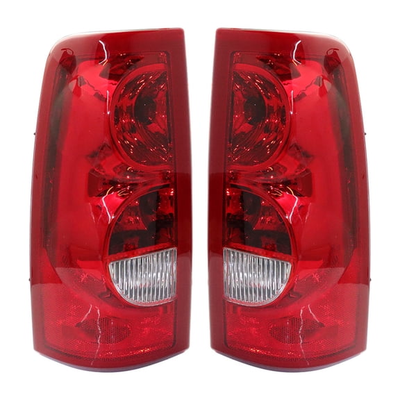 Genrics Tail Lights Lamps For 2003-2006 Chevy Silverado 1500 2500 3500 HD Left + Right
