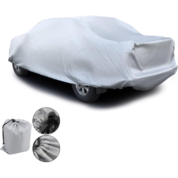 Genrics Universal Pickup Truck Cover 260 L x 80 W x 65 H Heavy Duty All Weather Protection Outdoor Replacement for Pickup Truck