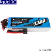Gens Ace 3300mAh 4S1P 14.8V G-Tech Lipo Battery Pack With EC3 And Deans Adapter