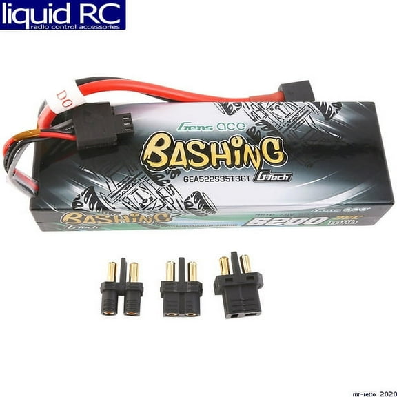 Gens Ace 522S35T3GT G-tech 5200mAh 7.4V 2S1P 35C car LiPo Hardcase EC3