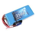 thumbnail image 1 of Gens ace 3500mAh 7.4V RX 2S1P Lipo Battery Pack with JR and EC3 plug, 1 of 2